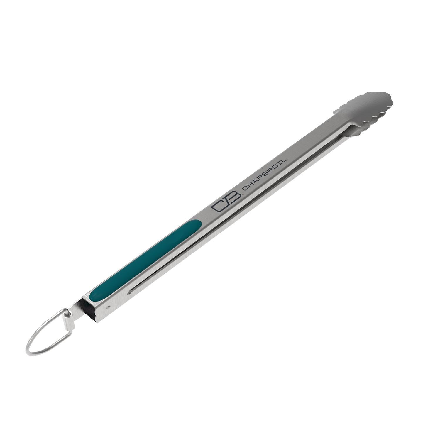 Charbroil CB1250022P2 9 Pc Griddle Breakfast Tool Bundle - Tongs - White Background thumbnail