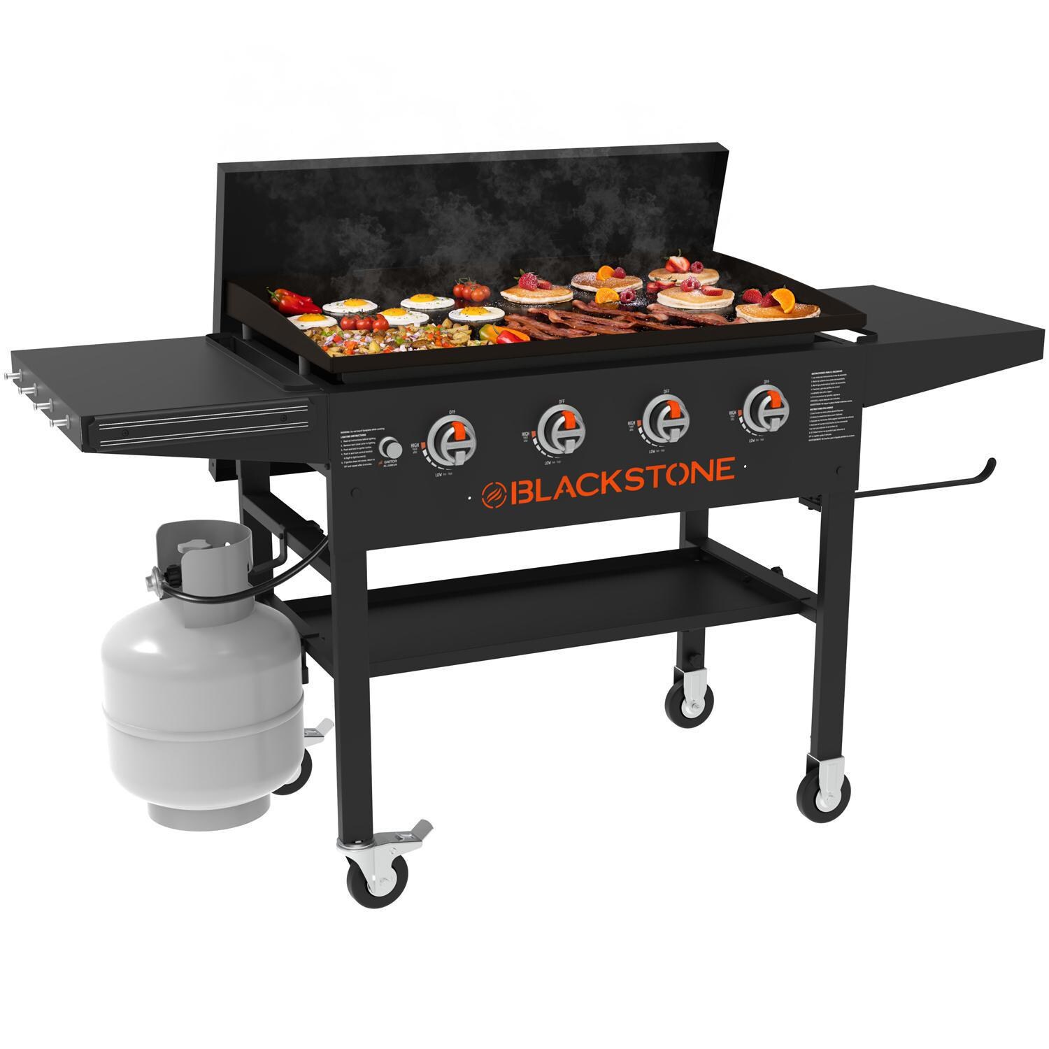 Blackstone - 1866 - Original 36-Inch Griddle Cooking Station W/ Hard Cover - Breakfast thumbnail