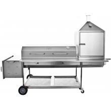 Texas Barbecues 500 Upright Stainless Barbeque Pit/Smoker XL image