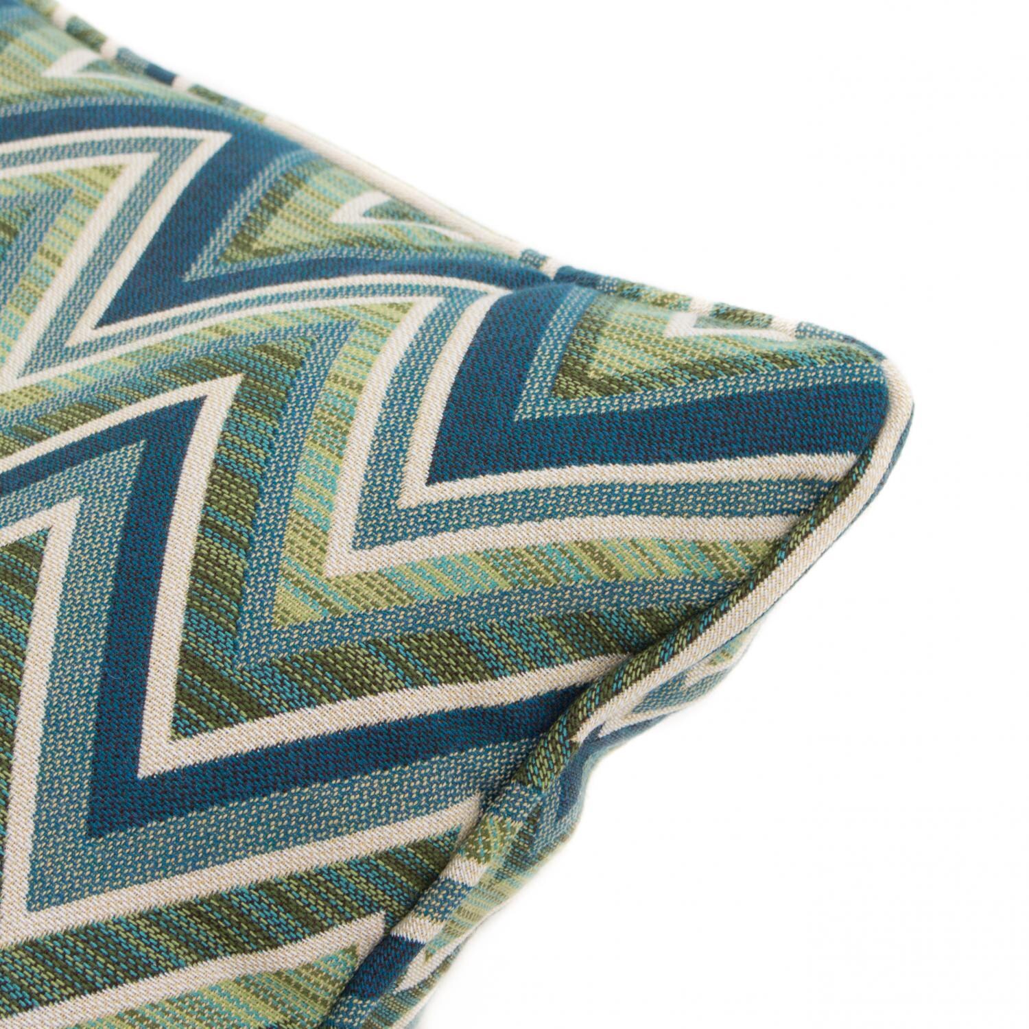 BBQGuys Signature Series 13 X 18 Outdoor Lumbar Pillow - Angled View thumbnail