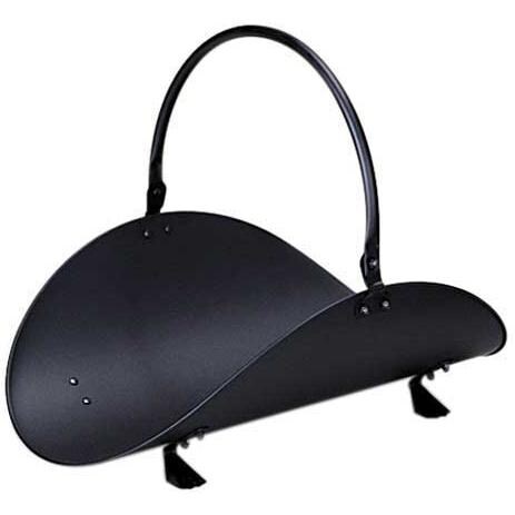 UniFlame Black Fireplace Wood Basket - W-1644