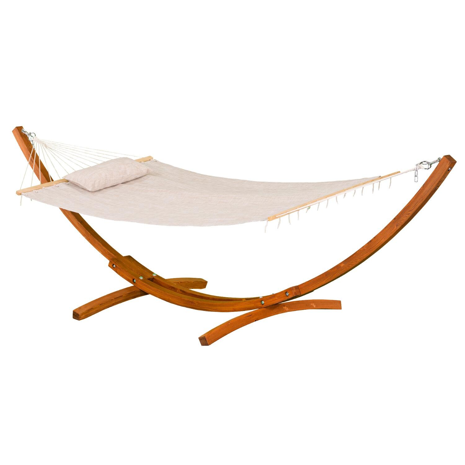 Leisure Season Fabric Hammock With Stand BBQGuys