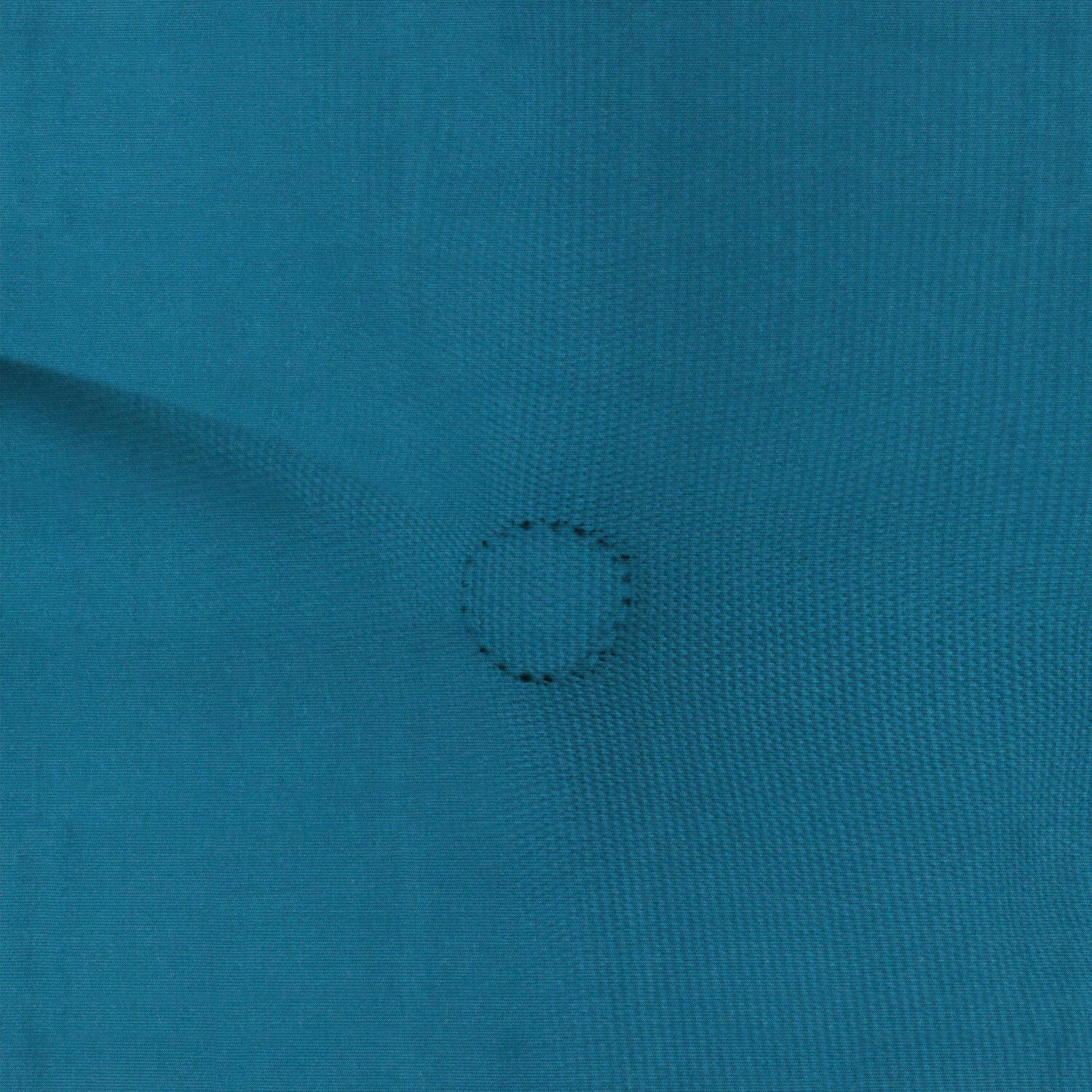 Sunbrella Spectrum Peacock Medium Outdoor Replacement Seat Cushion By UltimatePatio.com - Tufting Detail thumbnail