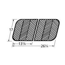 Porcelain Coated Cast Iron Rectangle Cooking Grid 67302 image