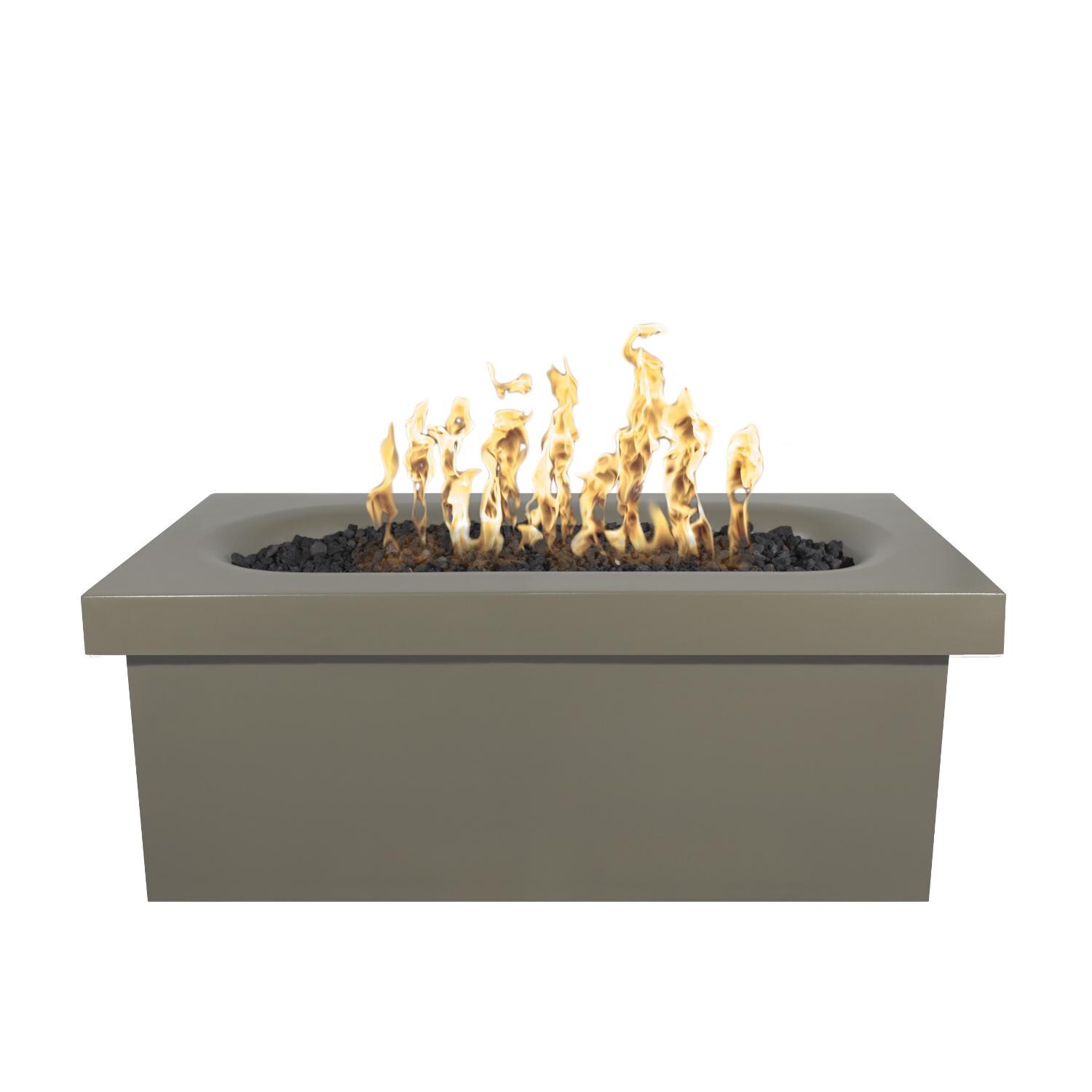 Top Fires by The Outdoor Plus Ramona 60Inch Propane Fire Table Ash Concrete Match Light