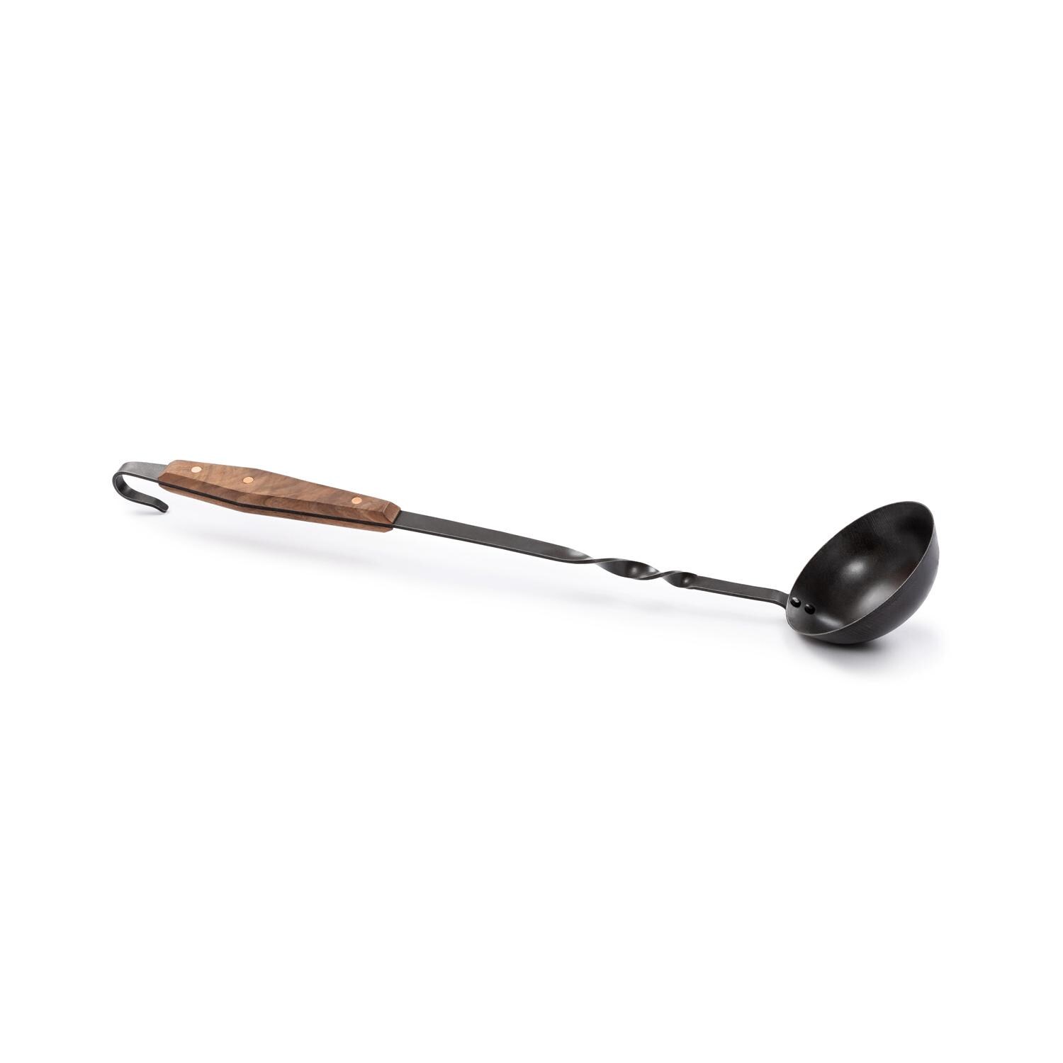 Barebones Living CKW-464 Cowboy Grill Ladle - Angled View thumbnail