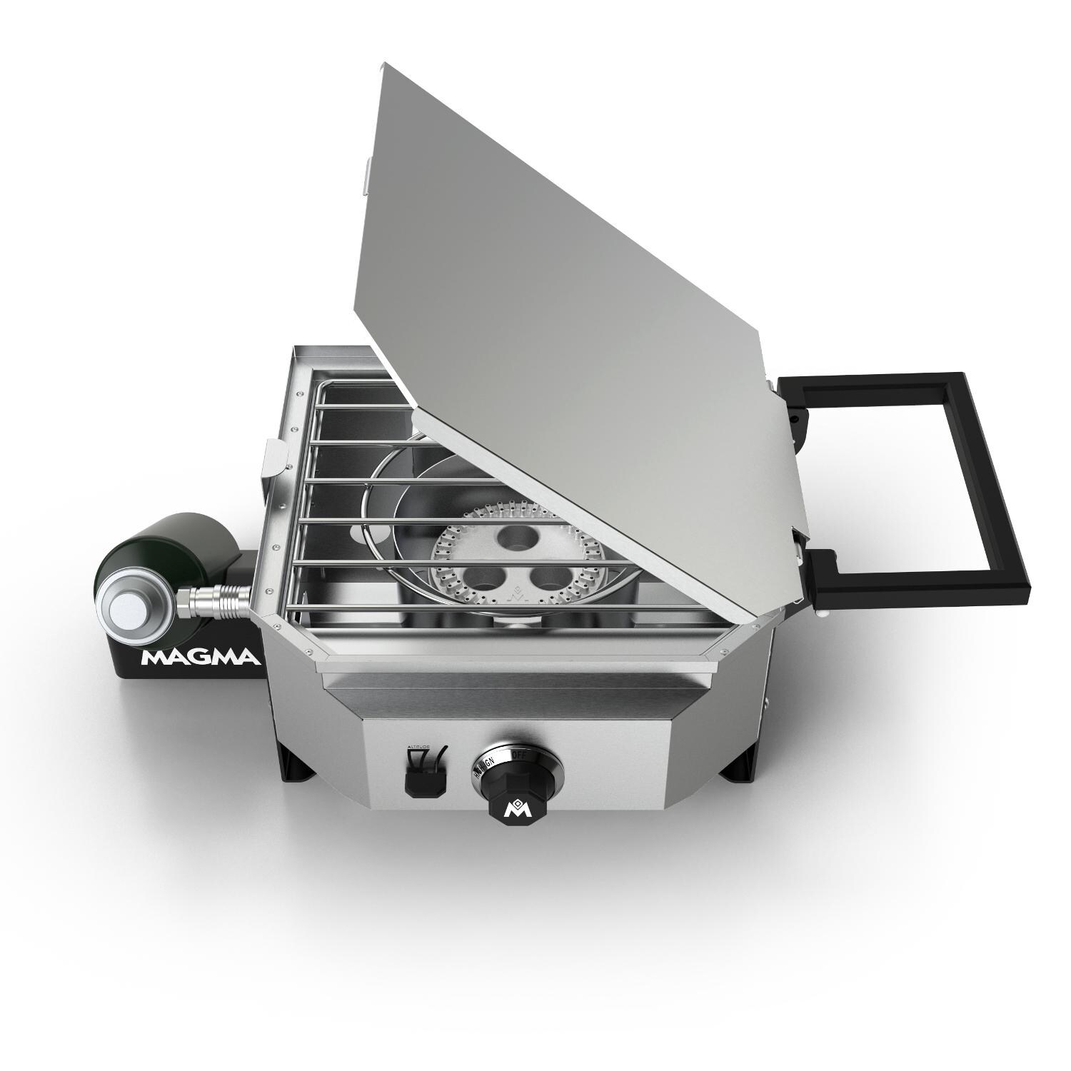 Magma CO10-101 Crossover Single Burner Firebox Outdoor Cooker - Shelf Closes As Lid thumbnail