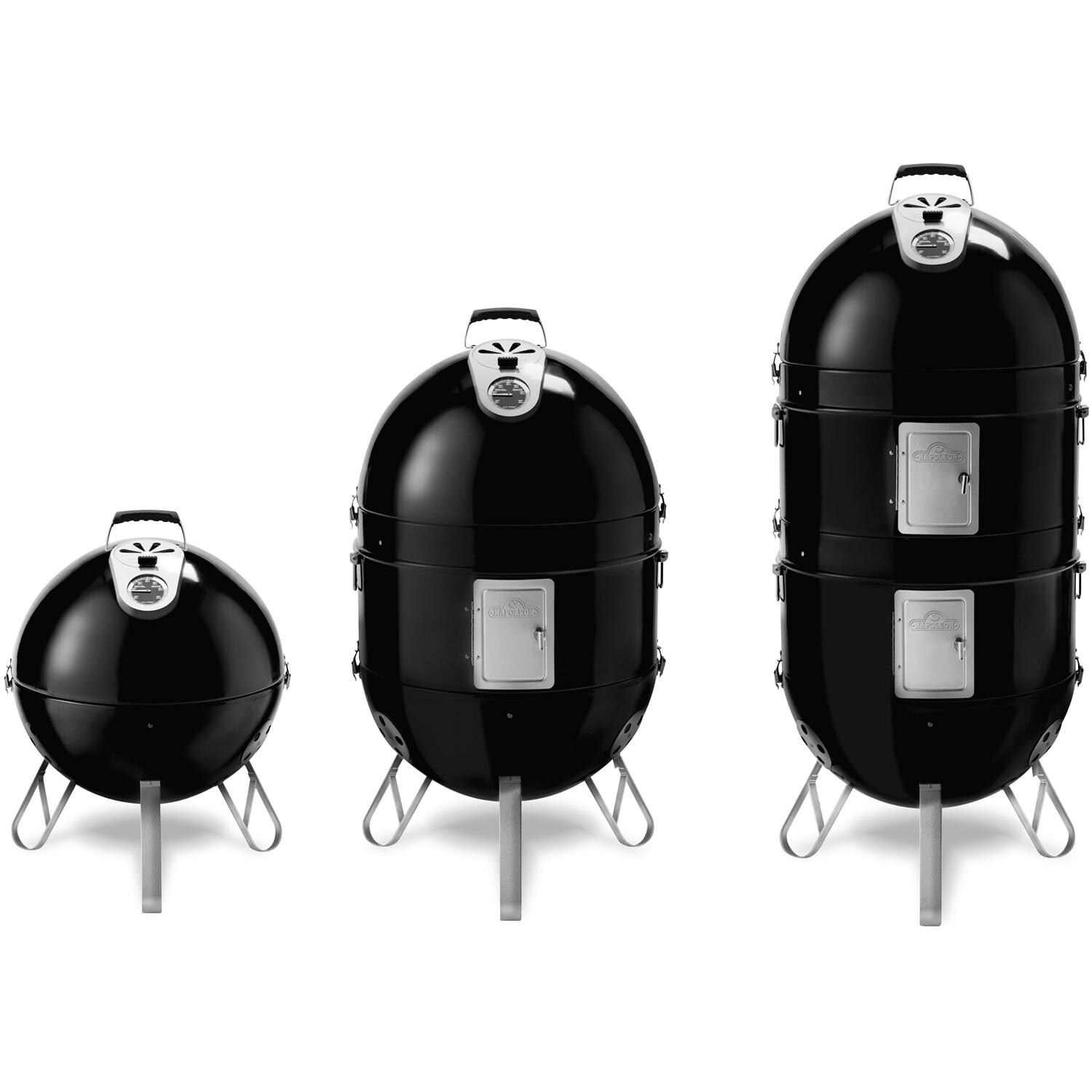 Napoleon Apollo AS300K-2 3-In-1 19-Inch Charcoal Smoker And Grill - Shown In 3 Configurations thumbnail