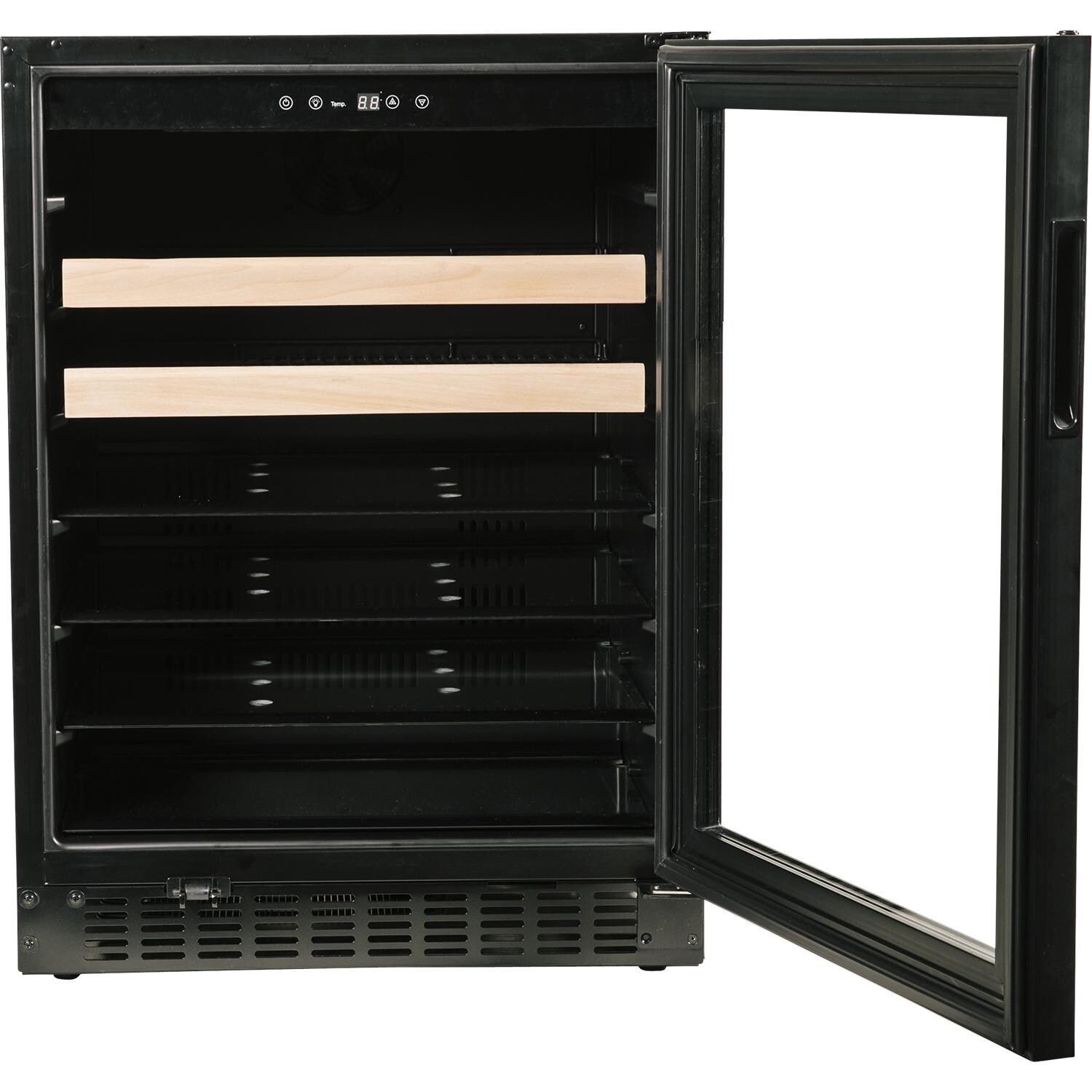 Azure 24-Inch 5.1 Cu. Ft. Beverage Center - Custom Panel Ready - Front View W/ Door Open thumbnail