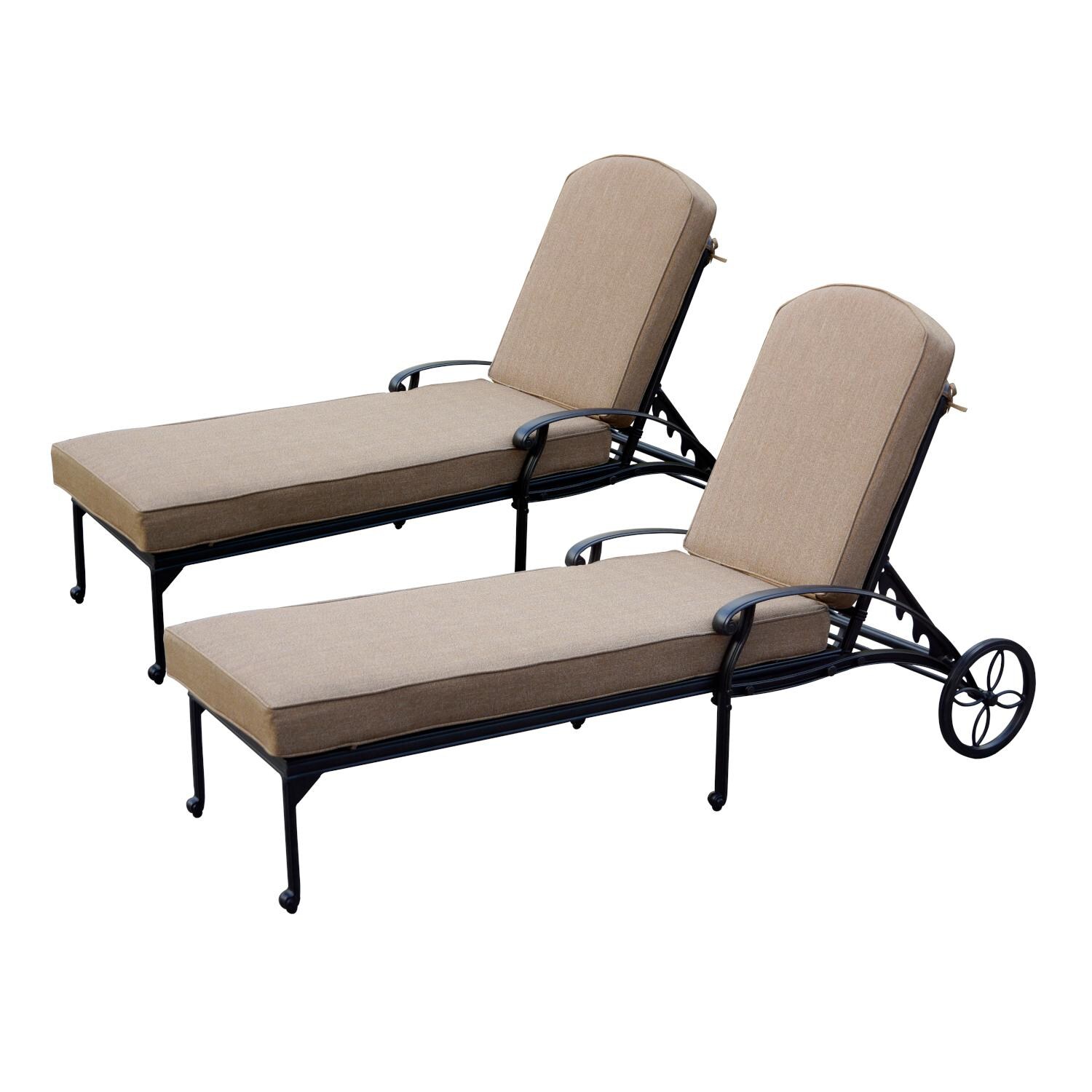 Darlee B/RC707-303-2 Elisabeth Replacement Chaise Lounge Cushions - Furniture Frames Not Included thumbnail