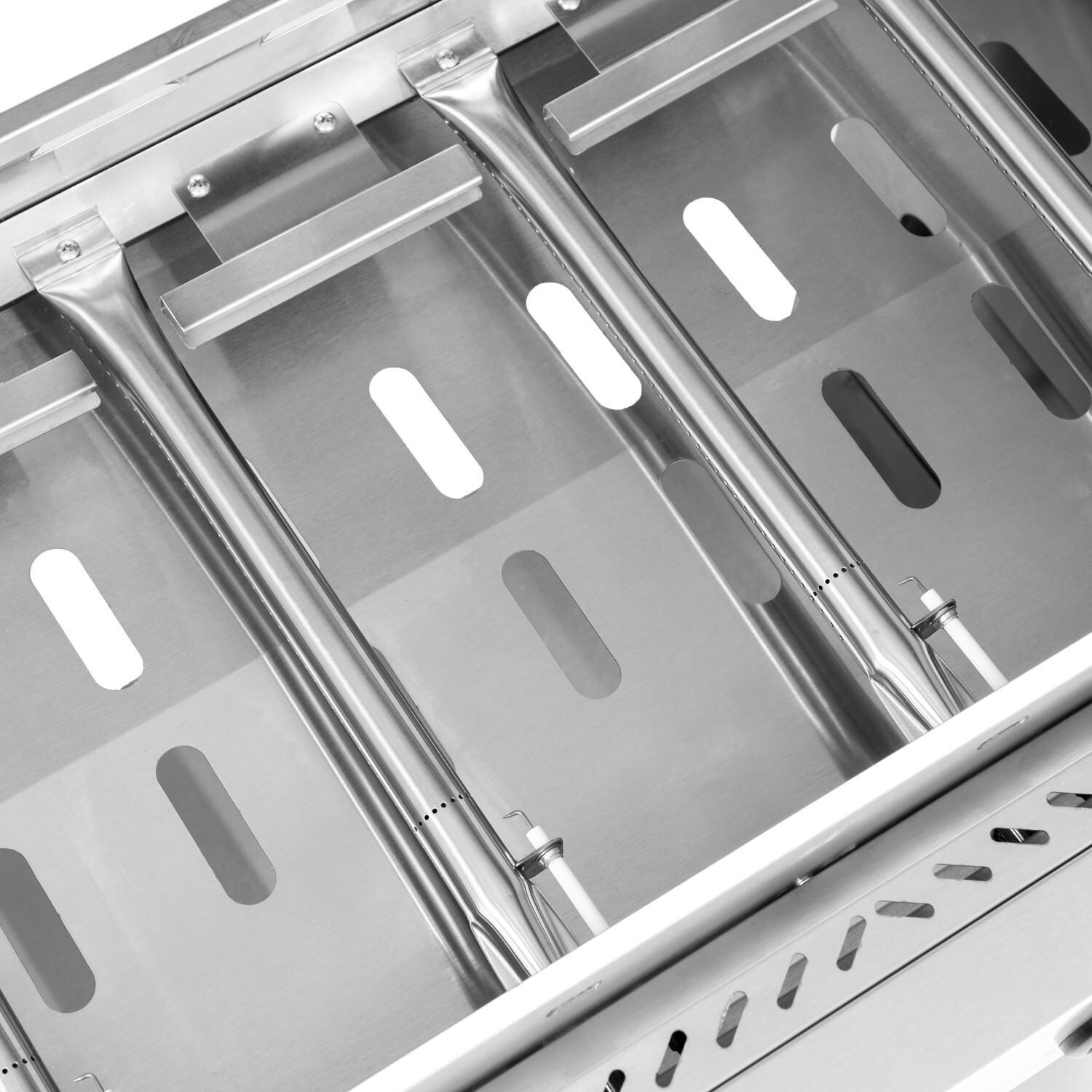 Victory VCT-G4B-LP 36-Inch 4-Burner Propane Gas Griddle - Stainless Steel Tube Burners thumbnail