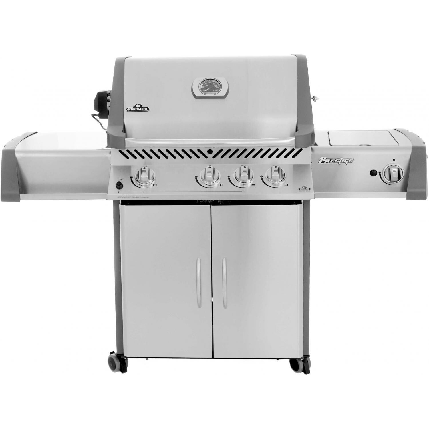 Napoleon Prestige I Gas Grill On Cart With Side Burner thumbnail