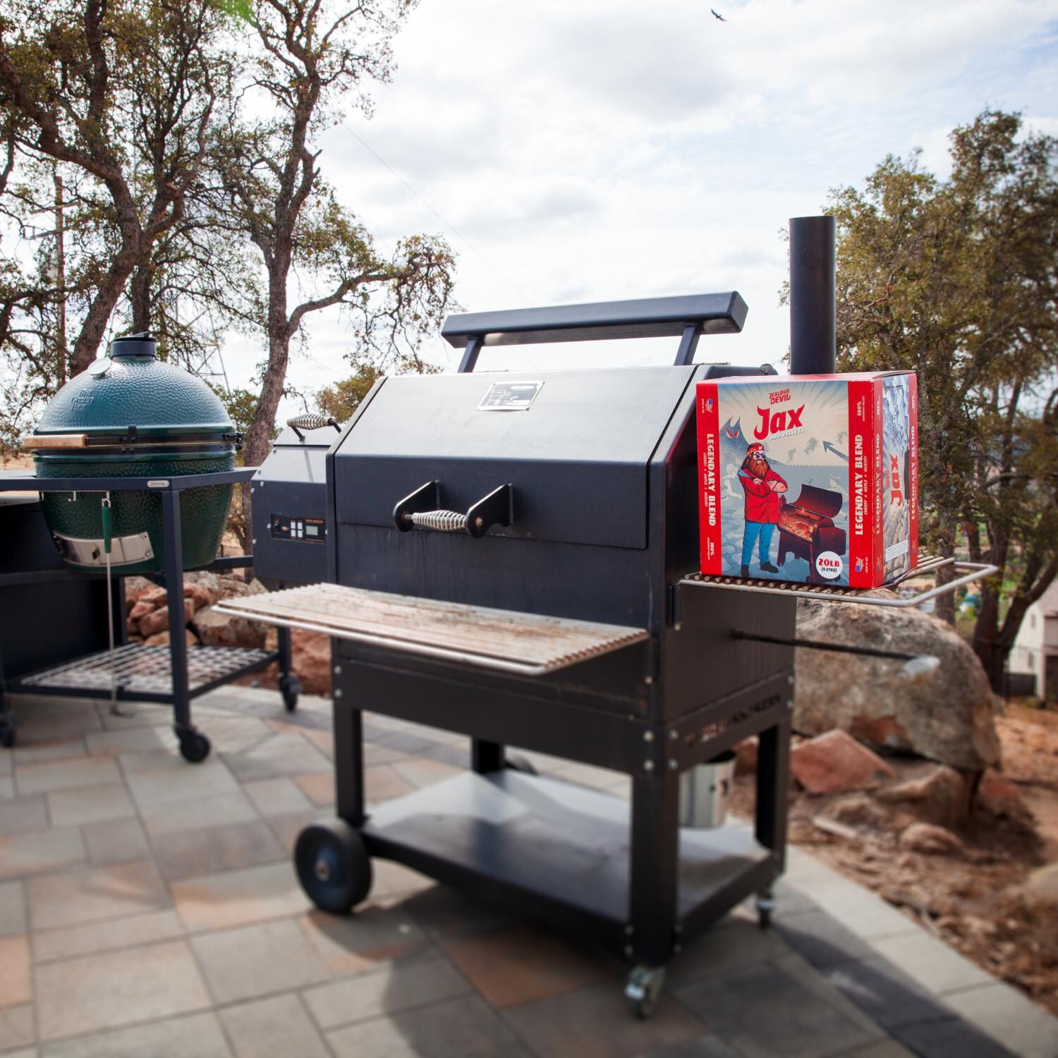 Jealous Devil - JDJAXLEGEND20 - Jax Hardwood BBQ Pellets - Legendary Blend - Setting Up A Legendary Cook