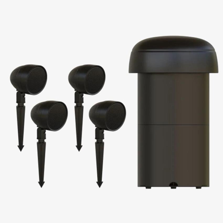 Furrion 2022323829 4.1 Audio Landscape Kit, four 3 Inch satellites & One 8 Inch Subwoofer thumbnail