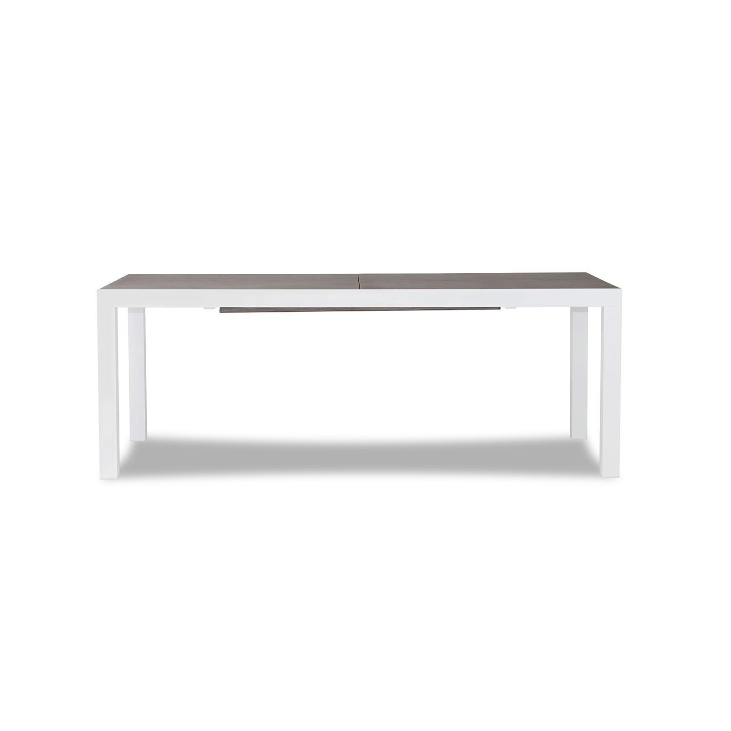 Calm Bay 13 Pc Extendable Dining Set in White/Spectrum Peacock by Lakeview - Table - White Background thumbnail