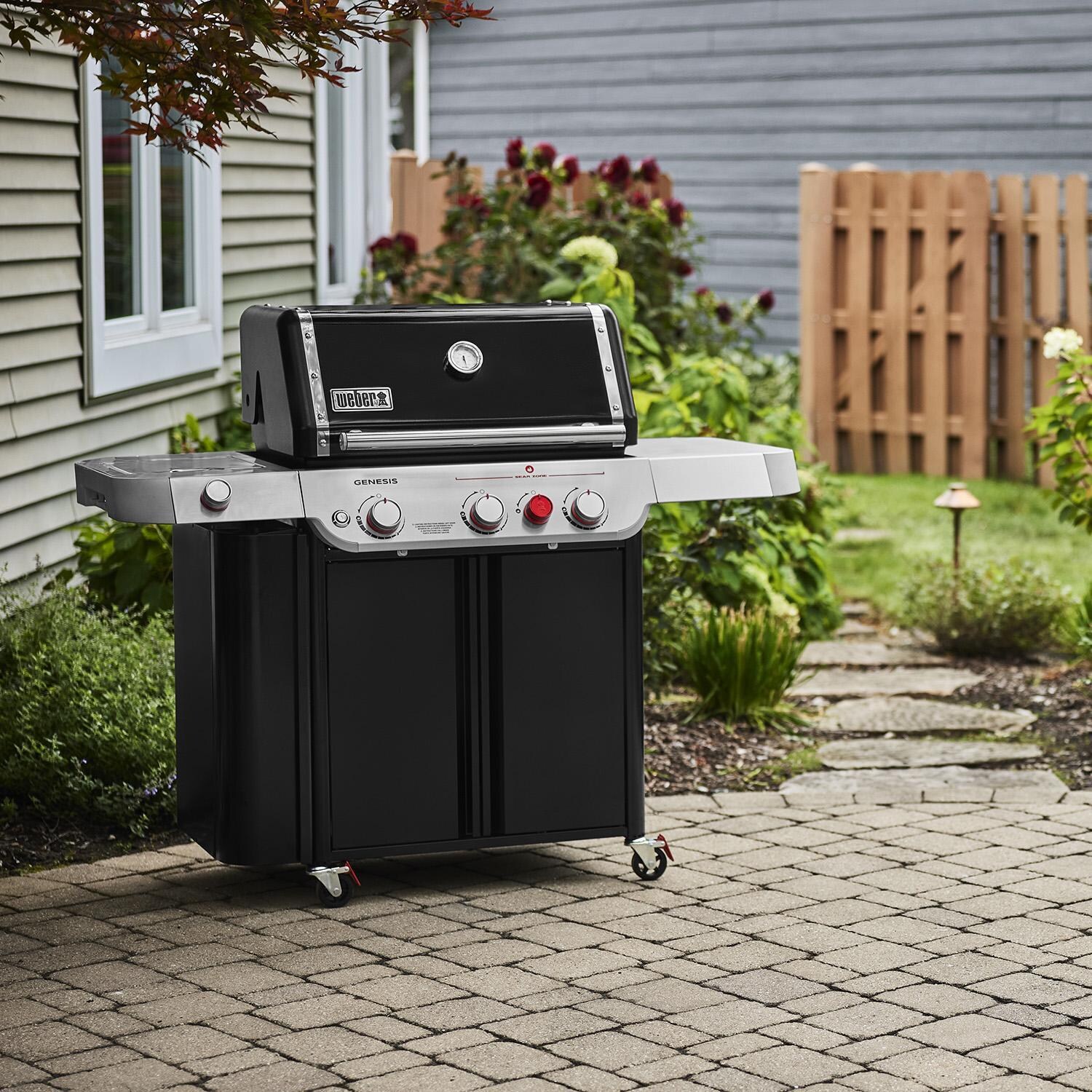 Weber 1500535 GENESIS E-335 Propane Gas Grill in Black - Lifestyle thumbnail