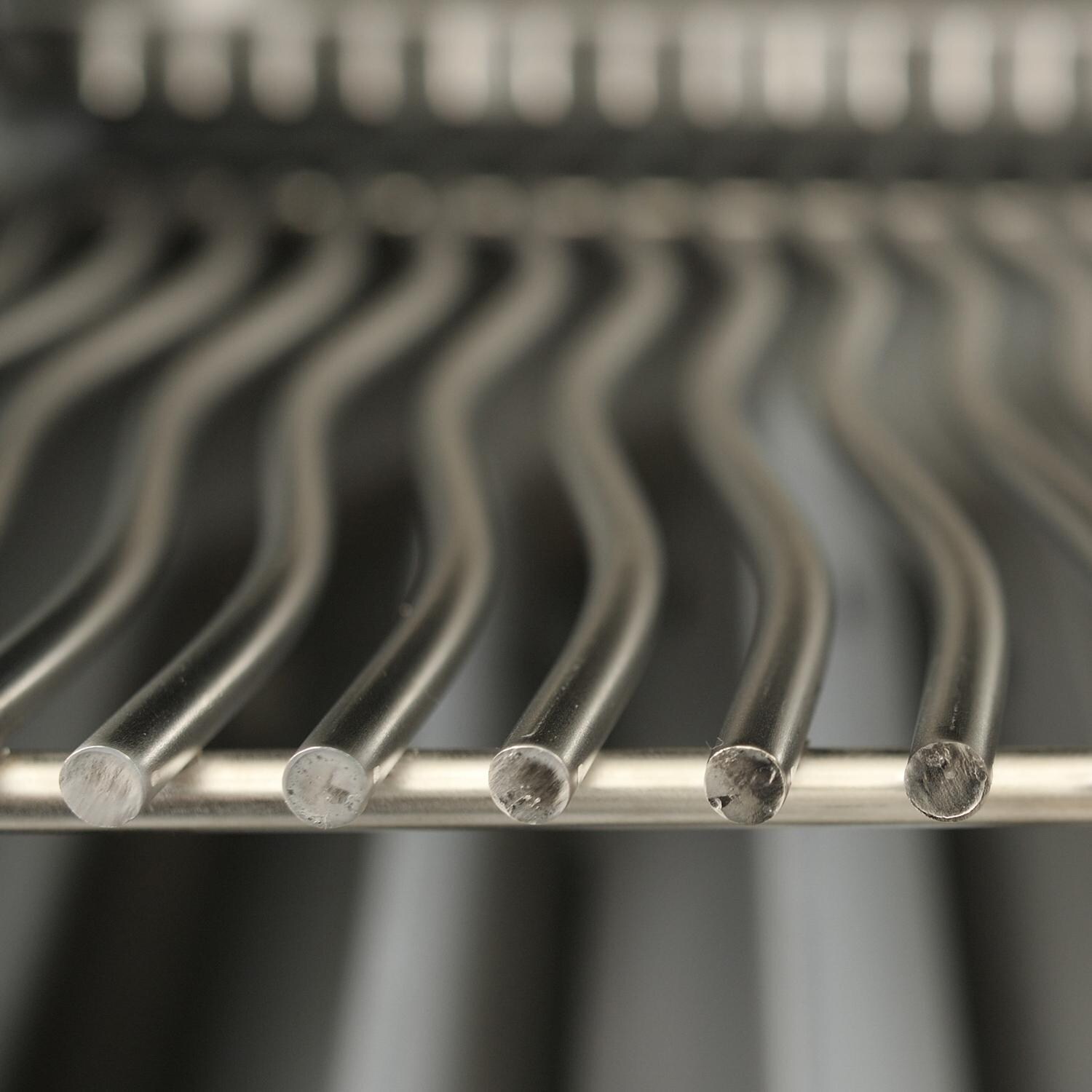 Napoleon PRO500RSIBNK-3 Prestige PRO 500 Special Edition Natural Gas Grill with Infrared Rear Burner and Infrared Side Burners - Black - 9.5mm Stainless Steel Iconic Wave Cooking Grid Detail thumbnail