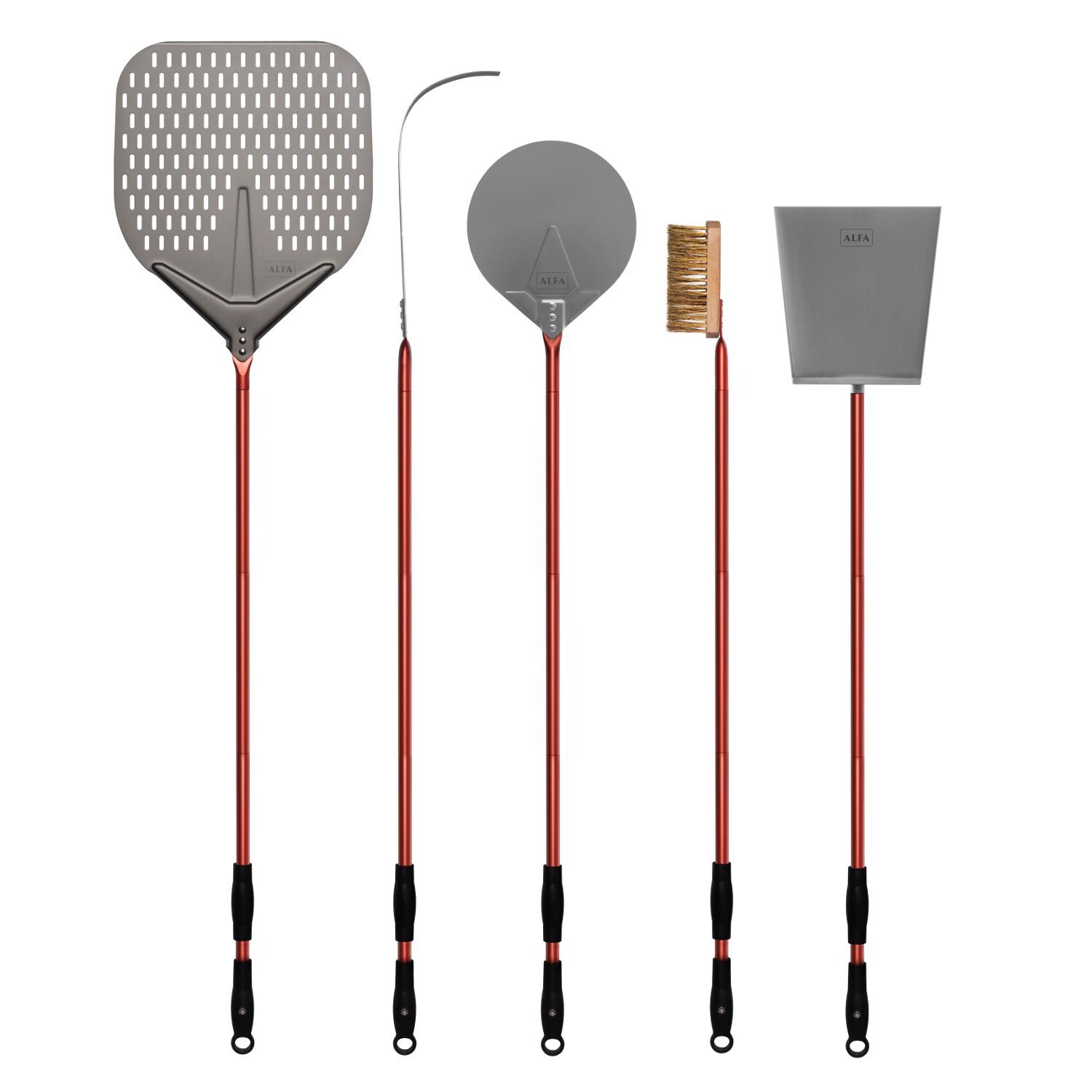 Alfa AC-5PSET48RD 48-Inch 5-Piece Pizza Peel Set thumbnail