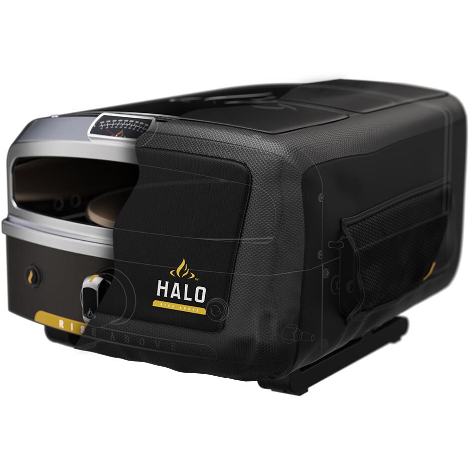 HALO HZ-5004 Versa 16 Pizza Oven Cover - Half On thumbnail