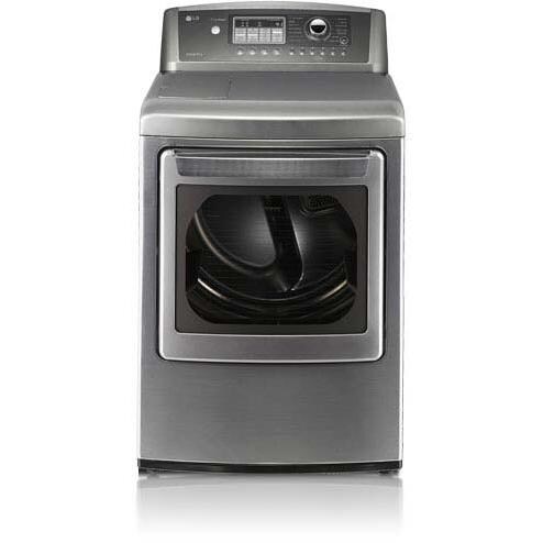 LG DLEX5101V 7.3 Cu. Ft. Front Load Electric Steam Dryer - Graphite Steel