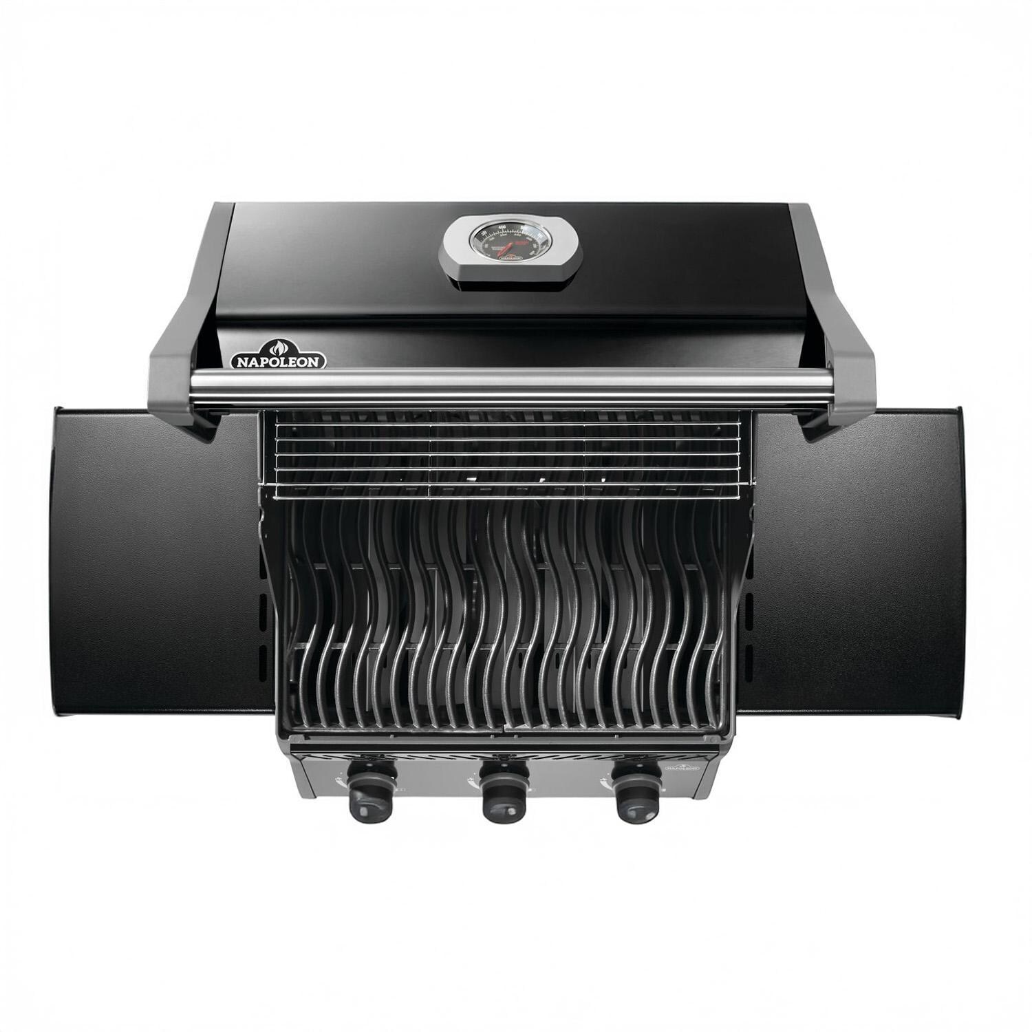 Napoleon R425PK-2 Rogue 425 3-Burner Propane Grill - Black - Top - White Background thumbnail