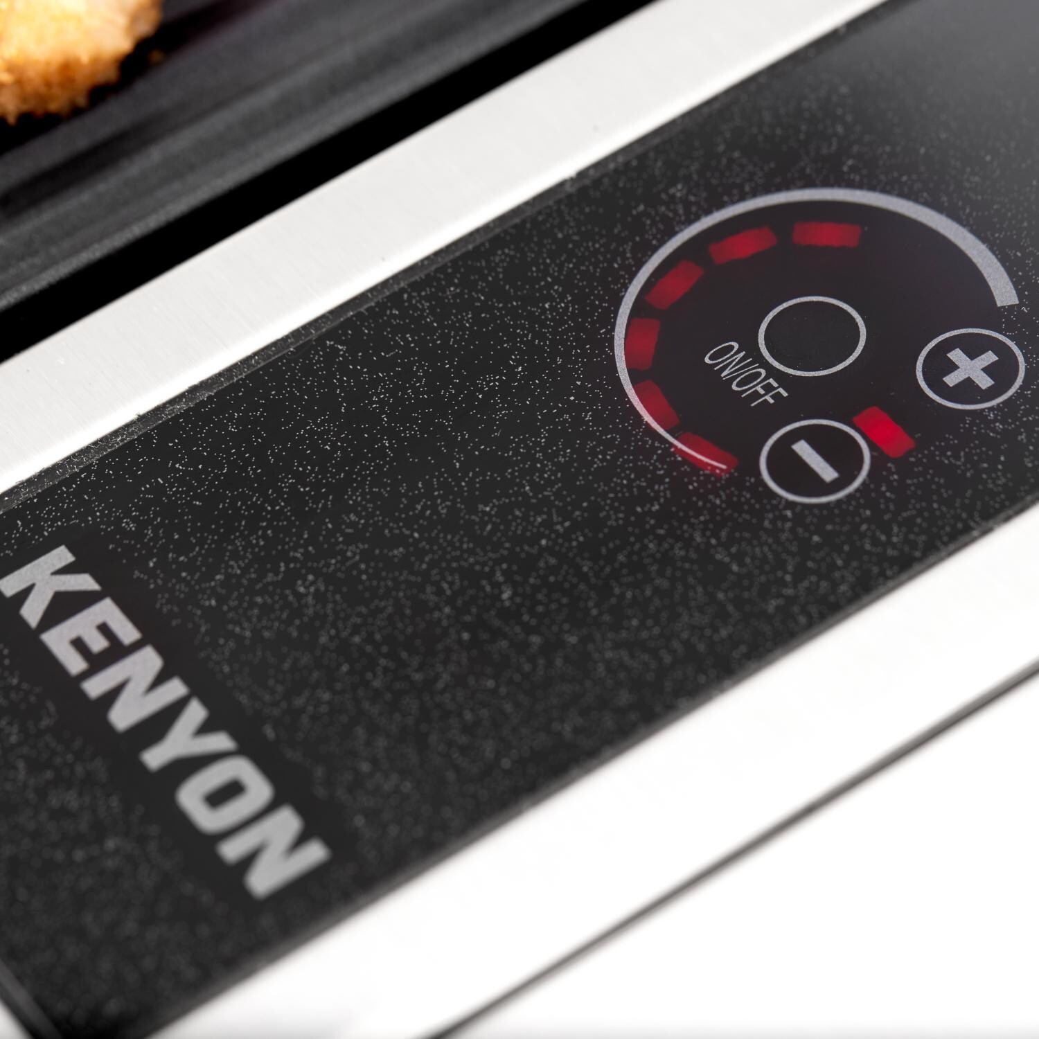 Kenyon C70050 Frontier Touch Control 1300 Watt Electric Grill & Stand - 120V - Control