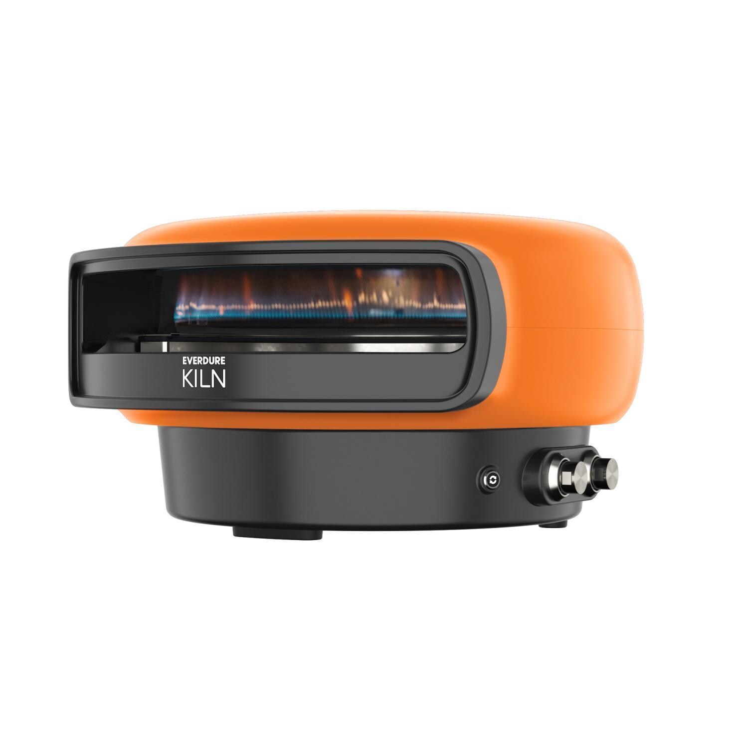 Everdure EKILN2TUSNG 2-Burner KILN Pizza Oven - Terracotta - Front View Angled - White Background thumbnail