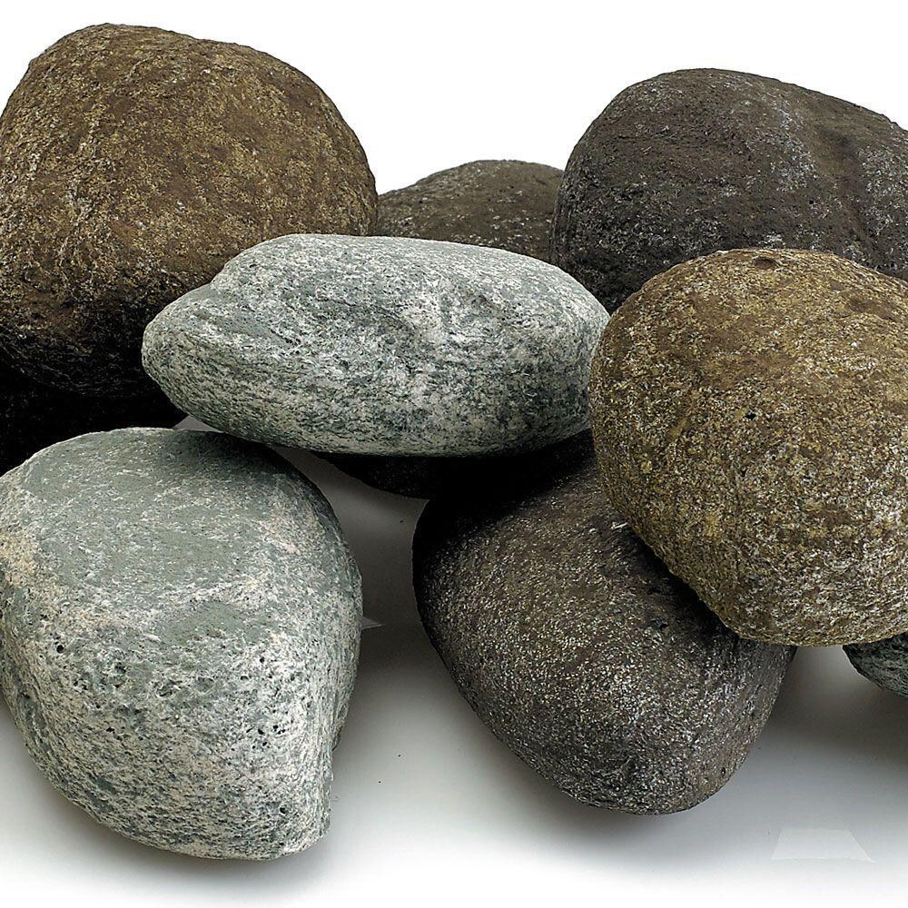 BBQGuys Signature AFG-LSTONE-TG-15 Thunder Gray Lite Stones - Close-Up thumbnail