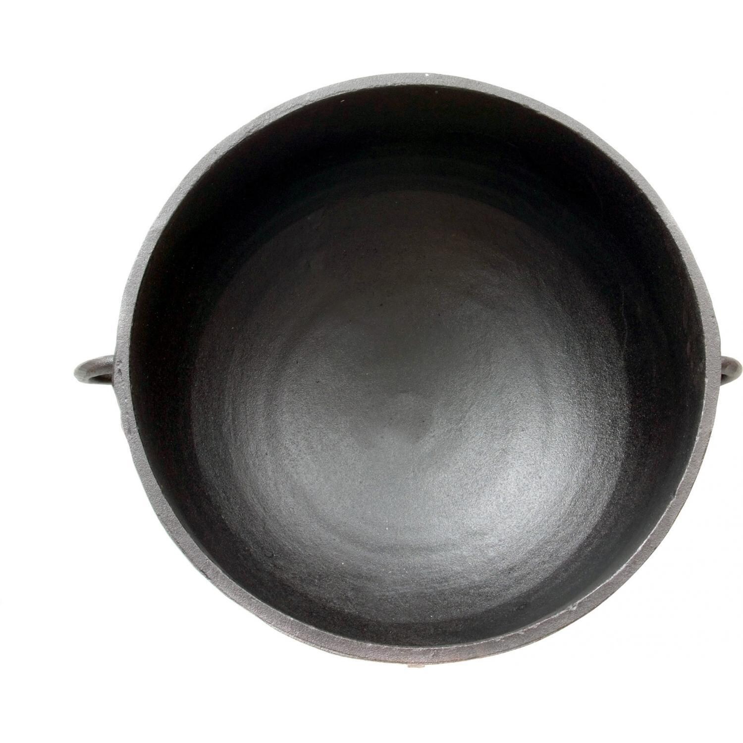 Cajun Cookware 20-Gallon Cast Iron Jambalaya Pot - Inside View thumbnail