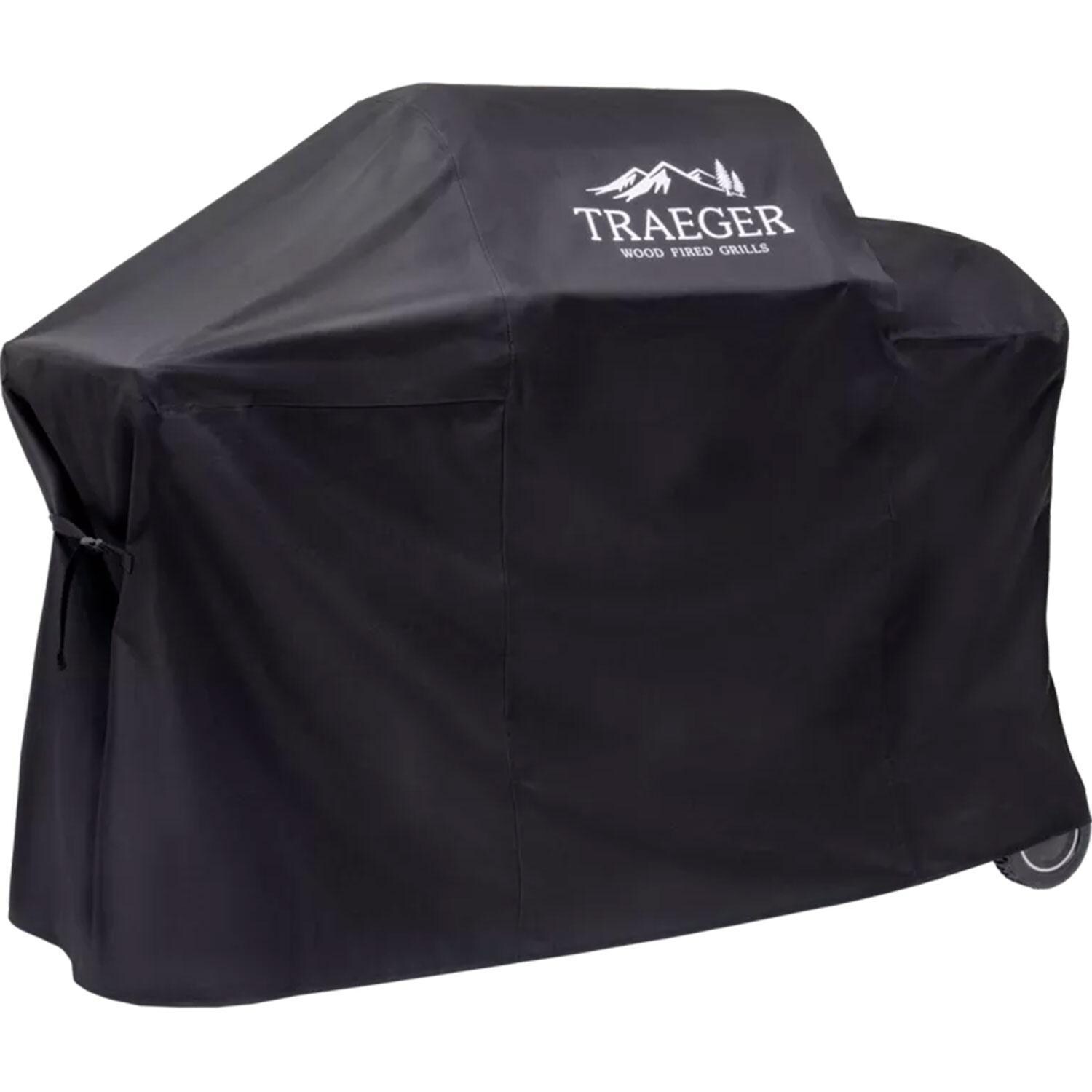 Traeger All-New Timberline Wi-Fi Controlled Wood Pellet Grill w/ WiFire 5 Pc Bundle - Angled Right - White Background thumbnail