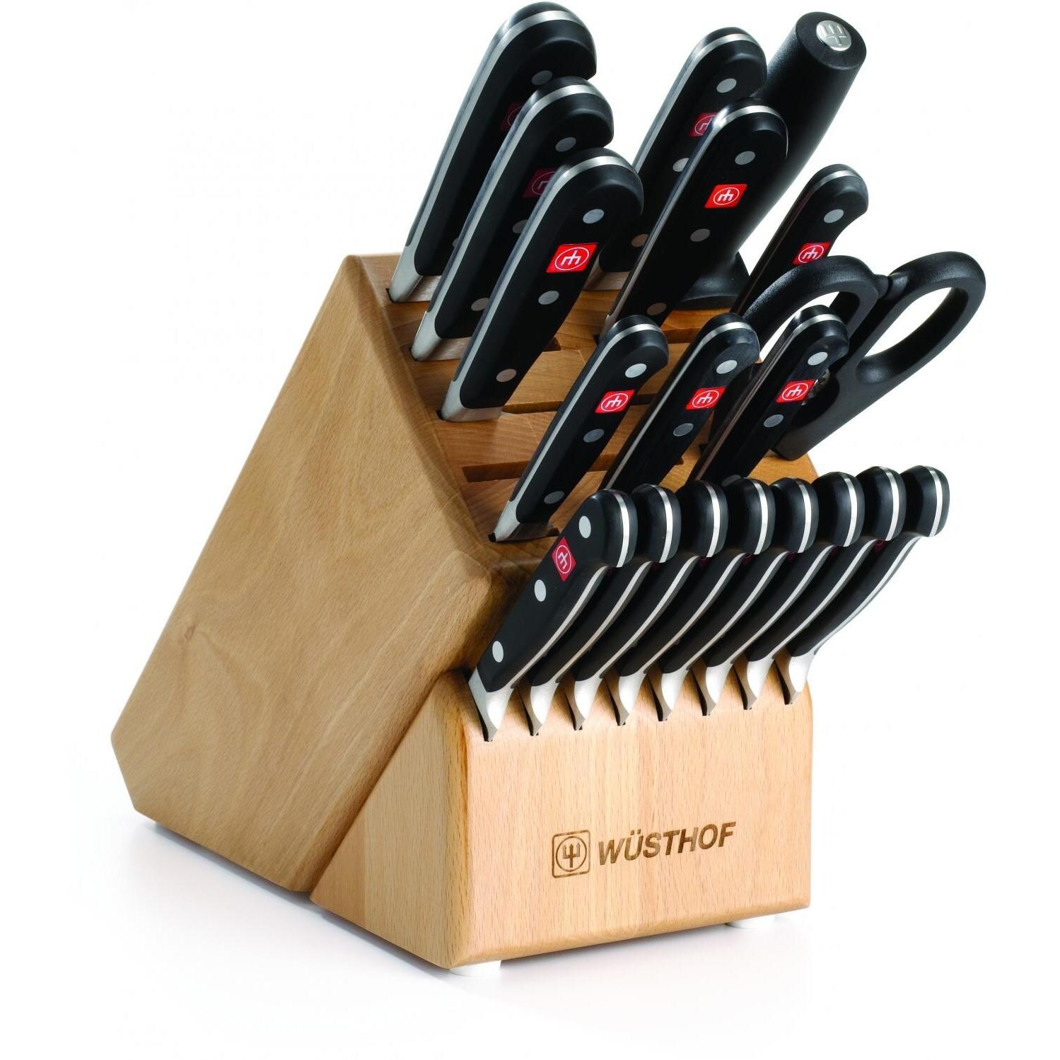 Wusthof Classic 20-Piece Knife Block Set - Natural thumbnail