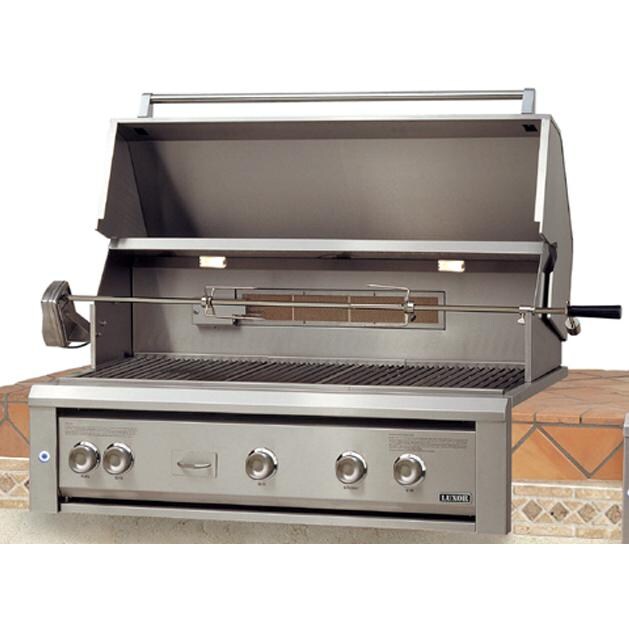 Luxor LED Series 42-Inch Built-In Propane Gas Grill W/ One Infrared Burner & Rotisserie - AHT-42RCV-L-BI-LP thumbnail