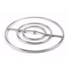 HPC 30-Inch Natural Gas High Capacity Fire Pit Kit With Round Stainless Steel Ring Burner - Match Light image