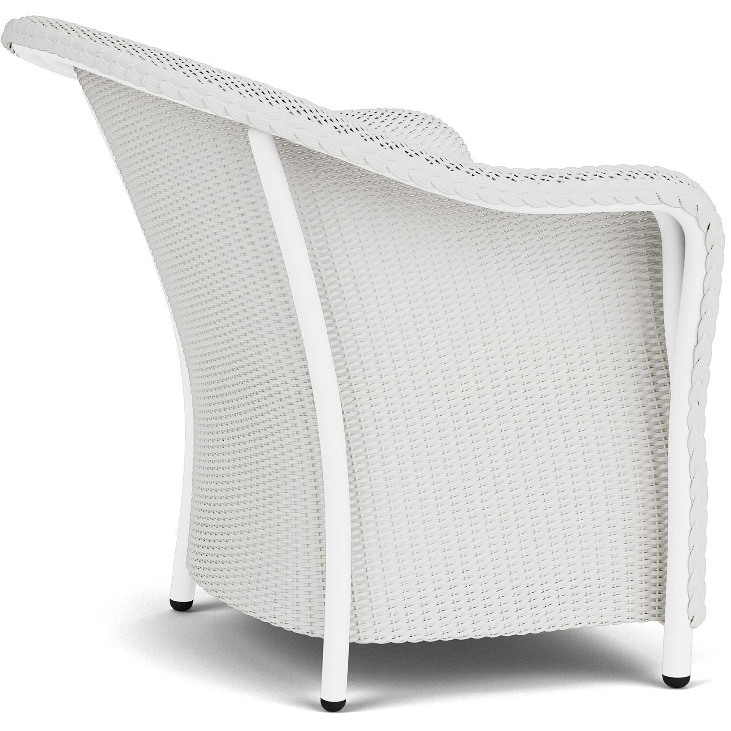 Lloyd Flanders Reflections 3-Piece Seating Set W/ Lounge Chairs in Matte White Finish - Lounge Chair Side thumbnail