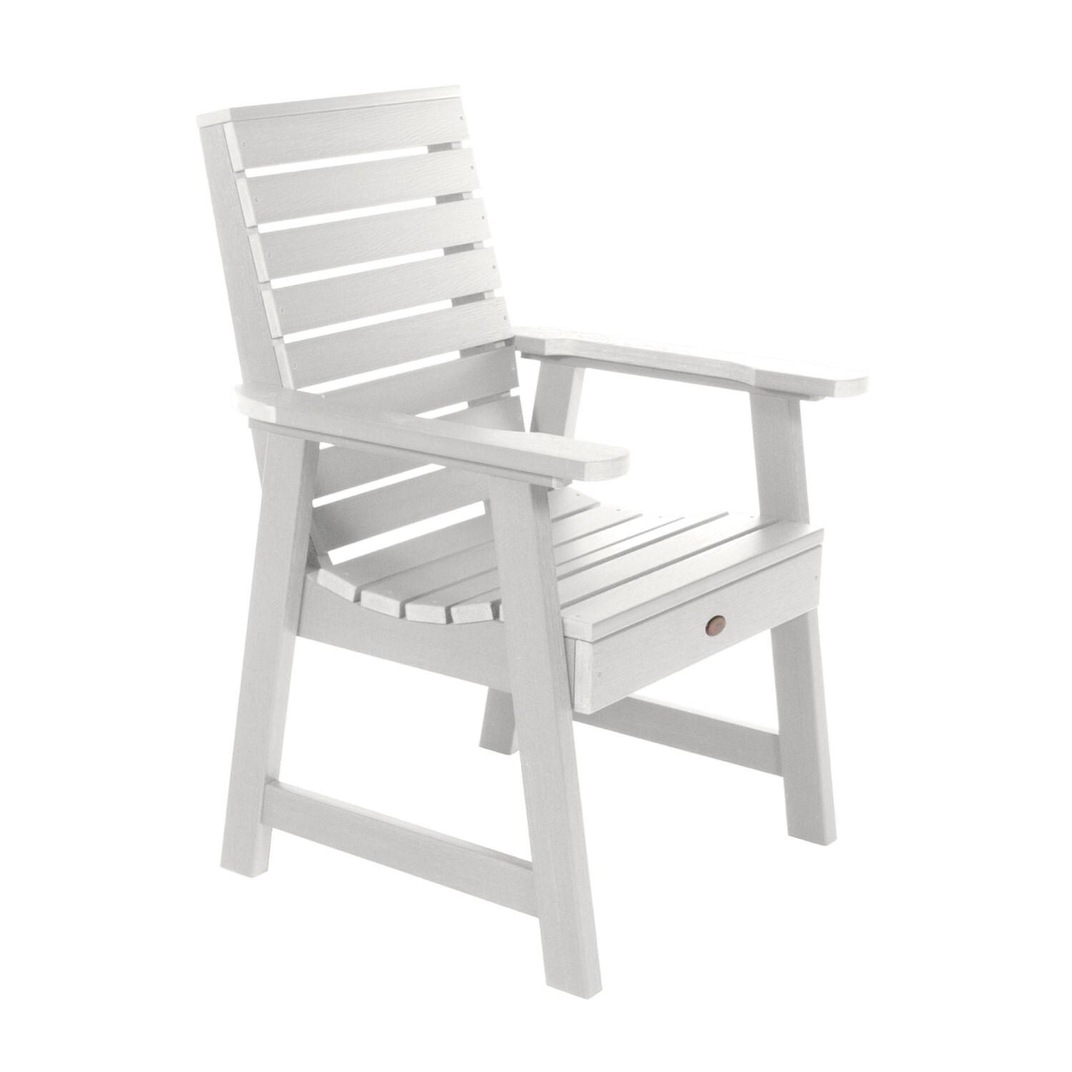Lakeview Elm Point Dining Armchair - White - On White thumbnail