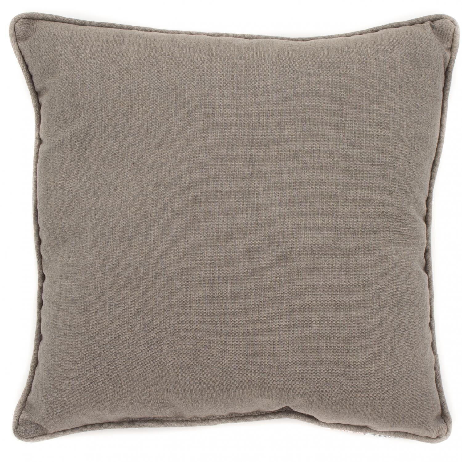 BBQGuys Signature Series 16 X 16 Outdoor Throw Pillow - Sunbrella Cast Shale thumbnail