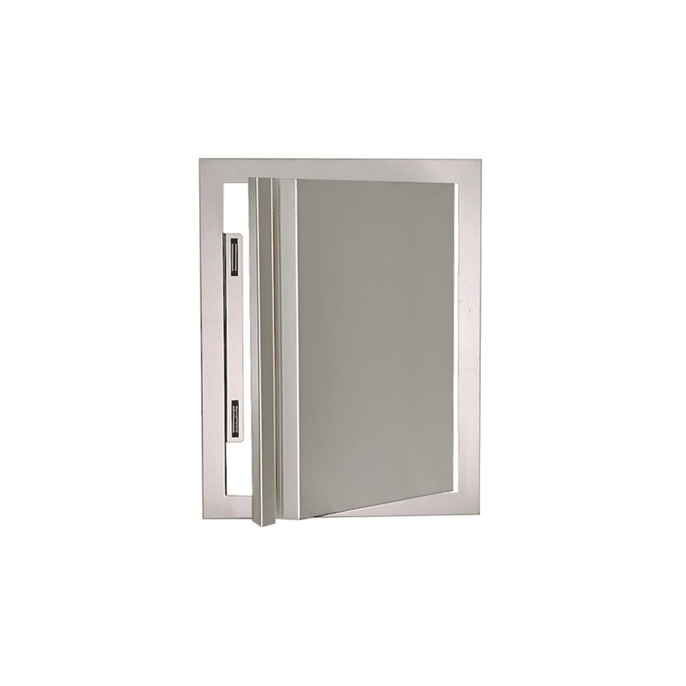 RCS VDV1SCR Valiant 17 Inch Soft Close Right Hinge Vertical Door - Open - White Background thumbnail