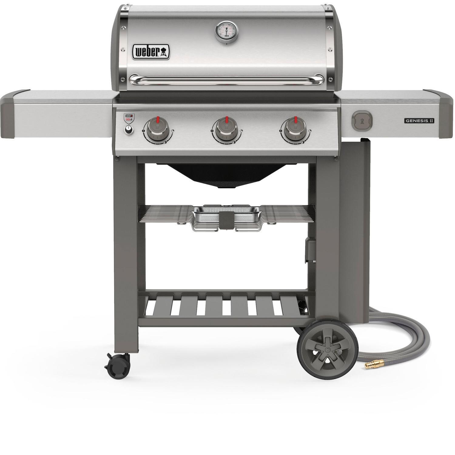 Weber Genesis II 66001001 S-310 Natural Gas Grill - Stainless Steel (2019) thumbnail