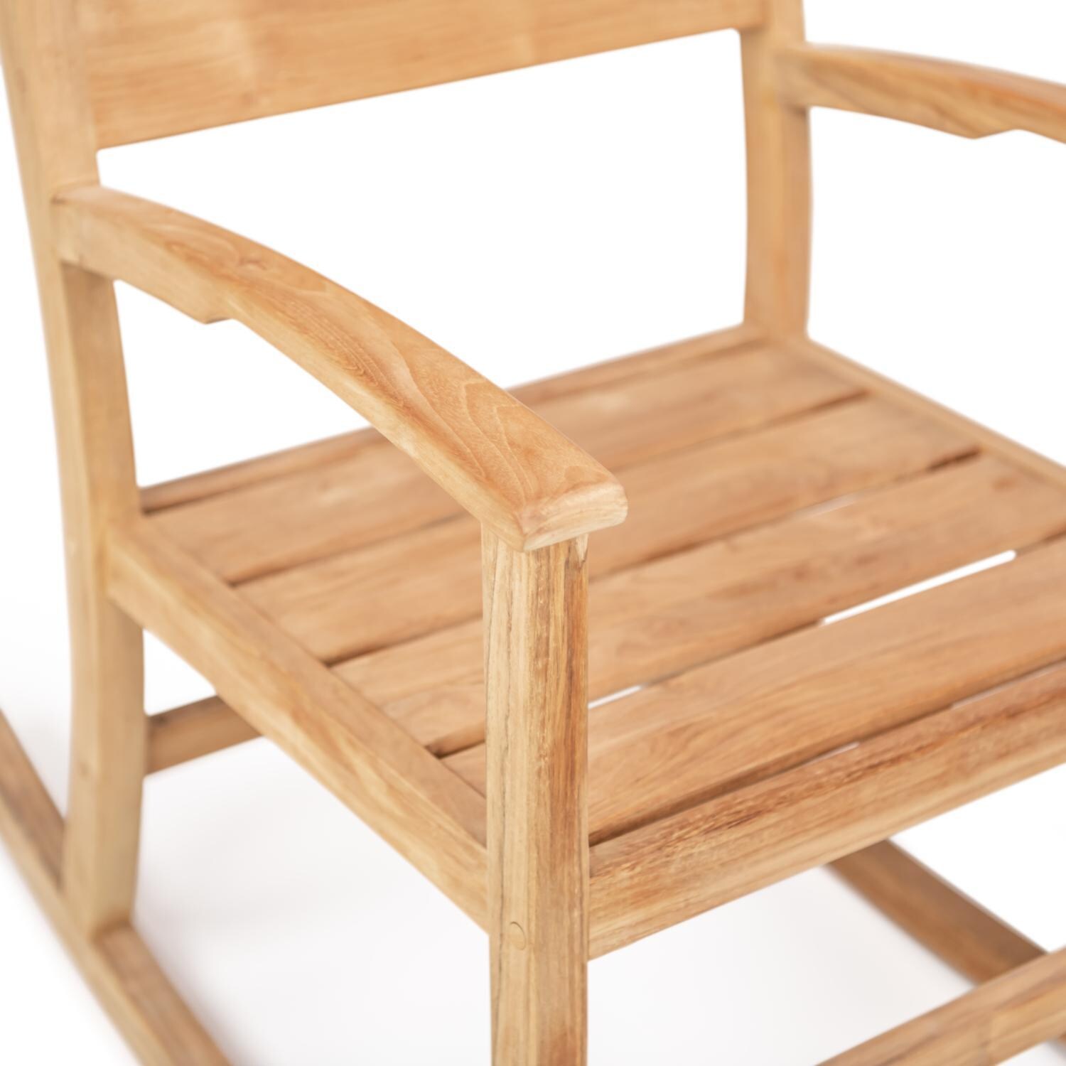 Teak + Table Friday High Back Rocking Chair - Chair - Detail thumbnail