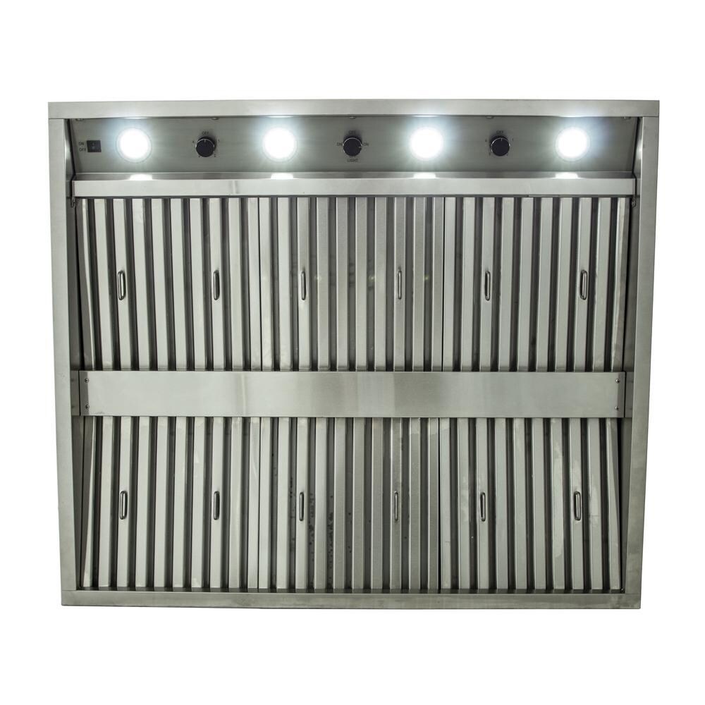 Blaze - BLZ-42-VHOOD - 42-Inch Stainless Steel 2000 CFM Outdoor Vent Hood - Improved Baffles thumbnail