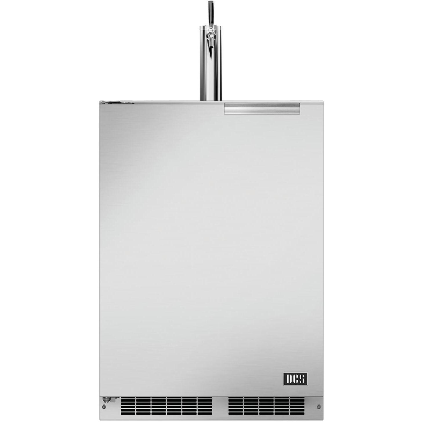 DCS 24-Inch 5.7 Cu. Ft. Left Hinge Outdoor Rated Single Tap Beer Dispenser / Kegerator - RF24TL2