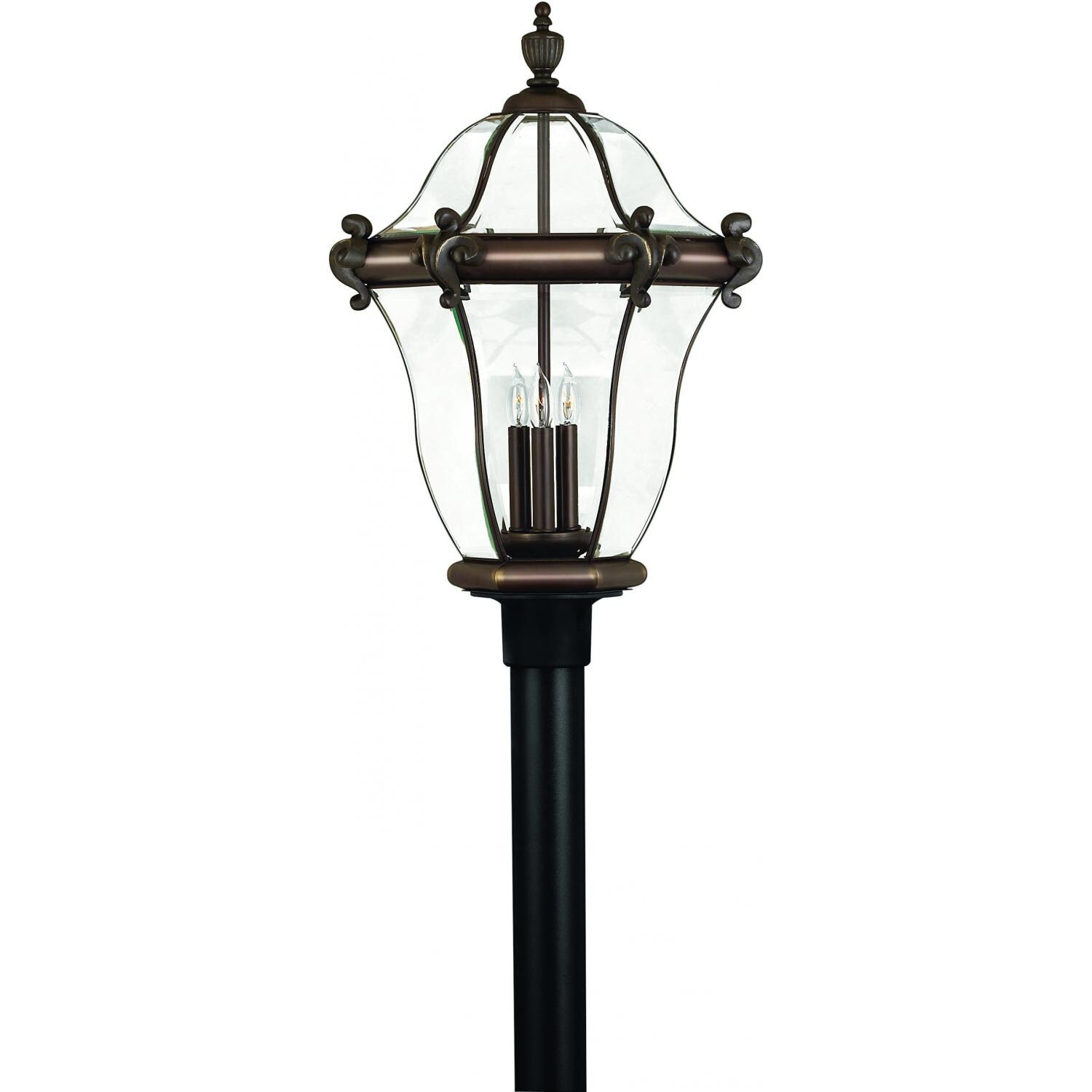 Hinkley Lighting San Clemente 2447CB 40W Three Light Outdoor Post Light - Copper Bronze thumbnail