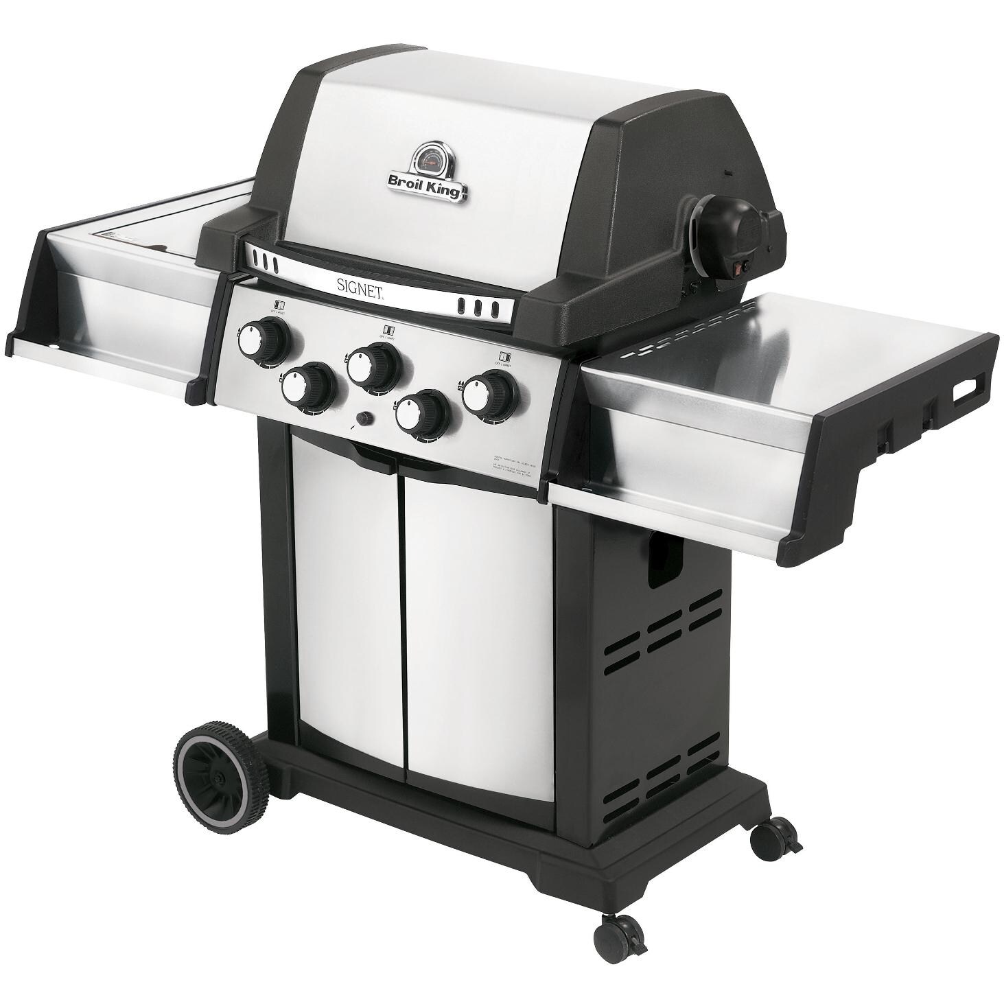 Broil King Signet 90 3-Burner Freestanding Gas Grill - Angled View thumbnail