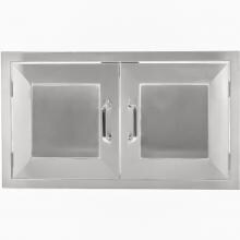 BBQGuys.com Kingston Panel Series 36-Inch Stainless Steel Enclosed Cabinet Storage image