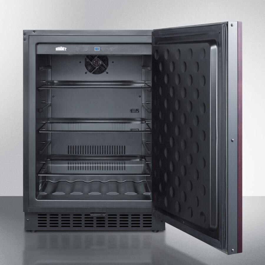 Summit 24-Inch 4.6 Cu. Ft. Outdoor Compact Refrigerator - Open View