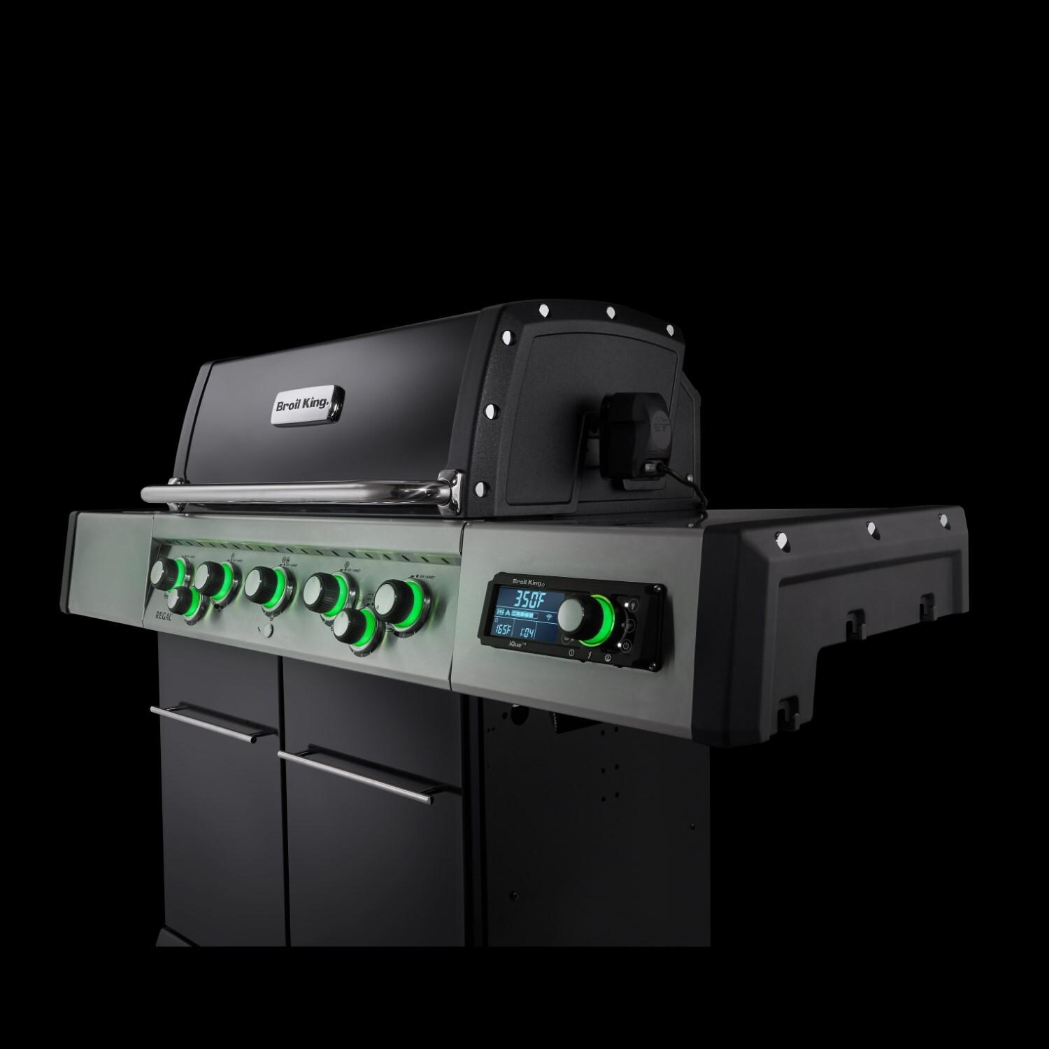 Broil King 698887 Imperial QS 590I Natural Gas Grill - Glamour Green Knobs - Detail thumbnail