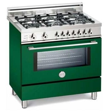Bertazzoni Ranges 36 Inch Natural Gas 4.0 Cu. Ft. Dual Fuel Green Range ...