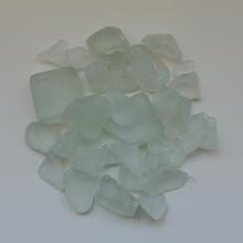 Amantii White Frosted Fire Glass - 5 Pounds - AMSF-GLASS-07 image