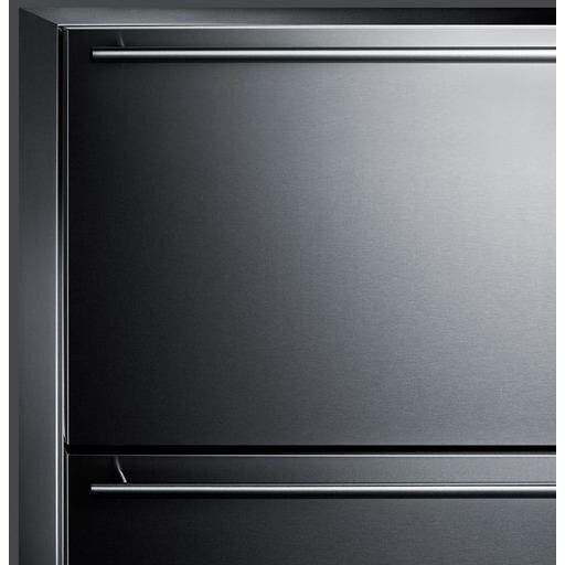 Summit Classic 3.5 Cu. Ft. Double Drawer Freezer - Stainless Steel Details thumbnail