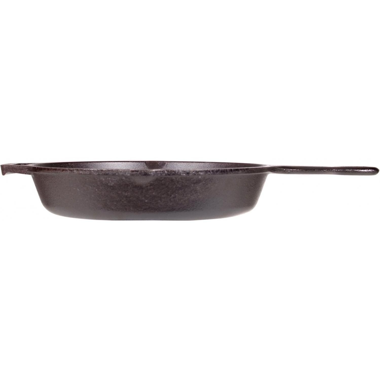 Lodge Cast Iron 10 Inch Skillet - L8SK3 - Side View thumbnail